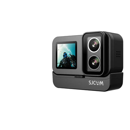 4K Dual-Lens Action Camera with Night Vision & Power Stick | Anti-Shake WiFi Sports Camera