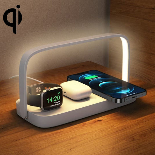 UD10 3-in-1 Wireless Charger | iPhone 12/13 + Apple Watch + AirPods | 15W | Night Light | Type-C