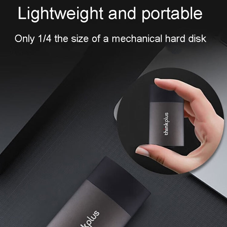 Lenovo Thinkplus US202 Portable SSD | USB 3.1 | 510MB/s | 512GB–2TB | Aluminium | Windows & Mac