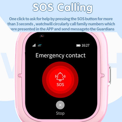 4G Kids Smart Phone Positioning Watch – GPS Tracking, Video Call, SOS Emergency Button & IP67 Waterproof