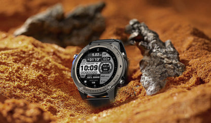 Bardman TrainorX Smartwatch | 1.43" AMOLED | Dual-Freq GPS | 170+ Sports | 5ATM | 30-Day Battery | Orange