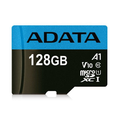 ADATA 128GB Premier Micro SDXC Card | Class 10 A1 | UHS-I | 100MB/s | SD Adapter | Full HD & App Ready