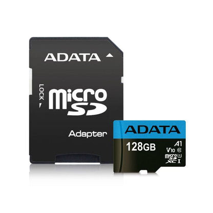 ADATA 128GB Premier Micro SDXC Card | Class 10 A1 | UHS-I | 100MB/s | SD Adapter | Full HD & App Ready