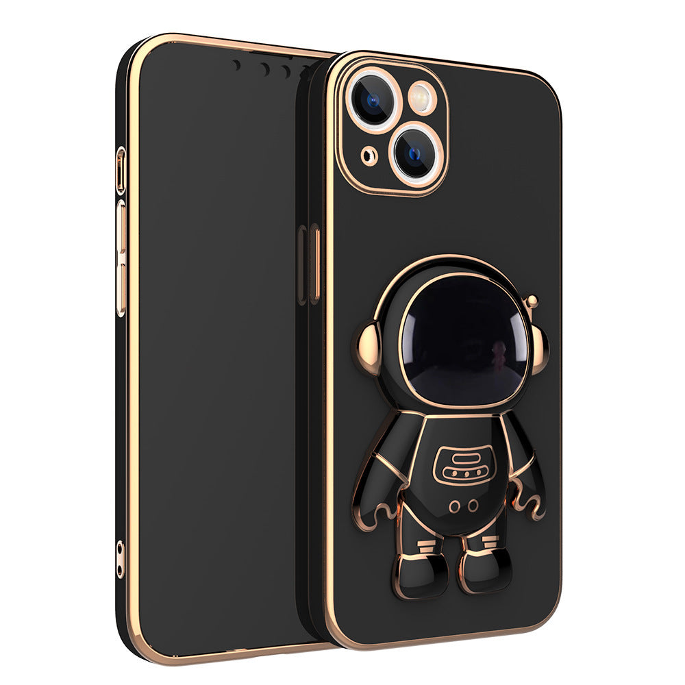 Funda para iPhone de Astronauta 3D con Soporte – Cubierta Protectora Antigolpes, Divertido Diseño Espacial