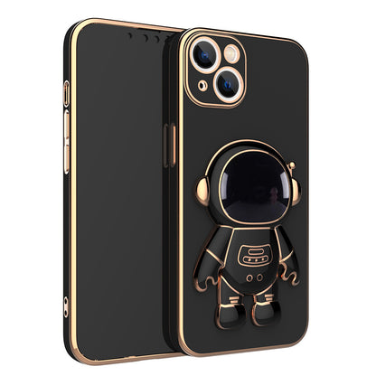 Funda para iPhone de Astronauta 3D con Soporte – Cubierta Protectora Antigolpes, Divertido Diseño Espacial