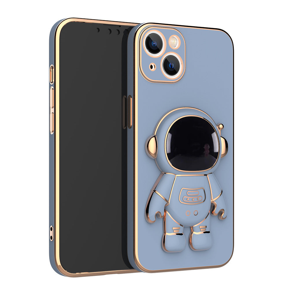 Funda para iPhone de Astronauta 3D con Soporte – Cubierta Protectora Antigolpes, Divertido Diseño Espacial