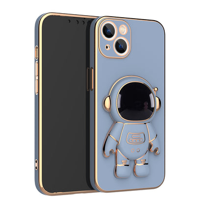 Funda para iPhone de Astronauta 3D con Soporte – Cubierta Protectora Antigolpes, Divertido Diseño Espacial