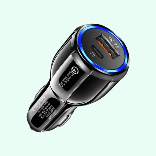 DADU 55W Car Charger – Dual Type-C | PD Super Fast | DC-160