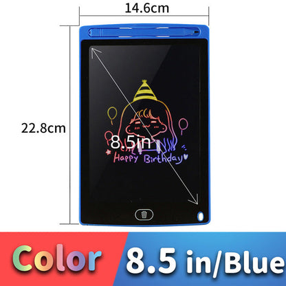 LCD Drawing Tablet for Kids | Colour Writing Board | Reusable Electronic Doodle Pad | Stylus Included | 6.5"–16"