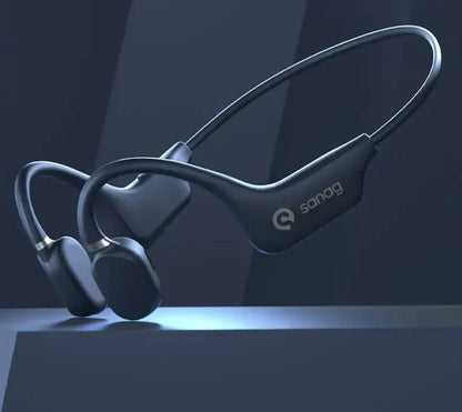 True Bone Conduction Open-Ear Wireless Sport Headphones – Stay Aware, Train Safer, All-Day Comfort (Blue)
