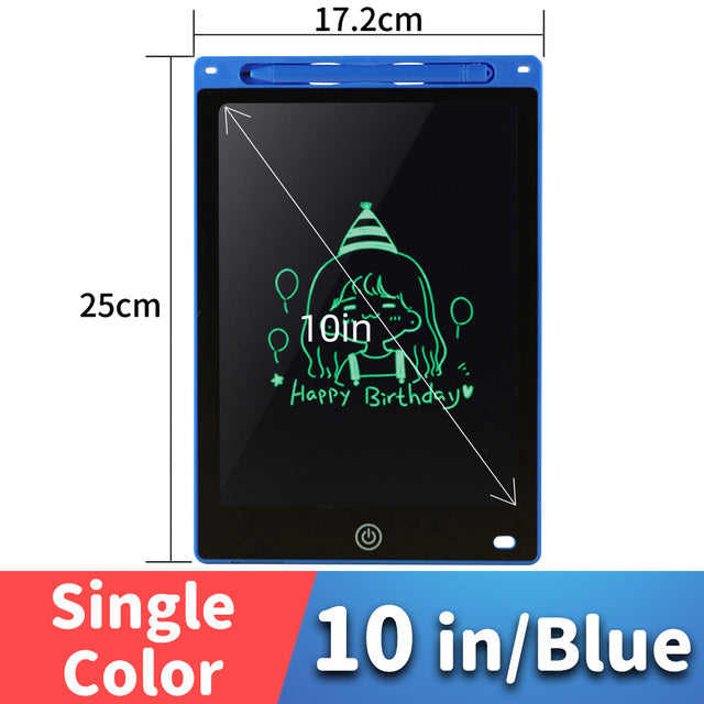 LCD Drawing Tablet for Kids | Colour Writing Board | Reusable Electronic Doodle Pad | Stylus Included | 6.5"–16"