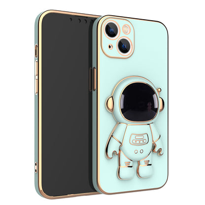 Funda para iPhone de Astronauta 3D con Soporte – Cubierta Protectora Antigolpes, Divertido Diseño Espacial