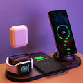6-in-1 Wireless Charging Station – Fast Charger for iPhone, Apple Watch & Multiple Devices