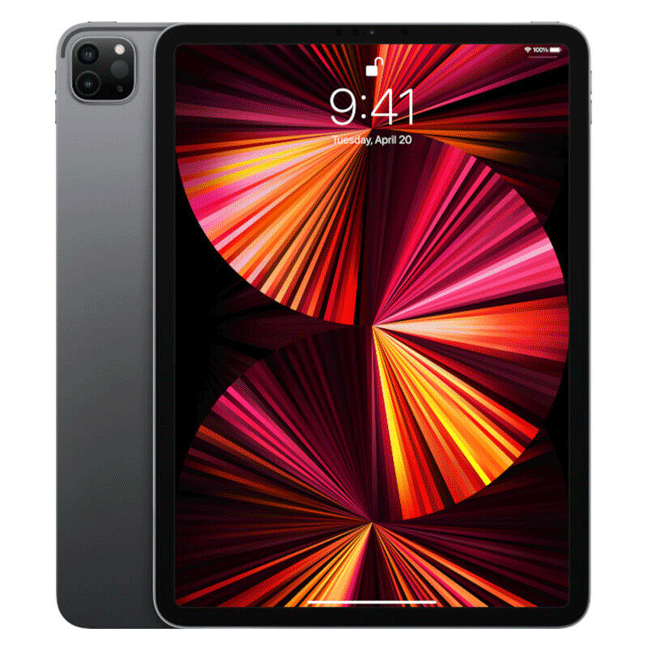 Apple iPad Pro 11-inch (2021) 128GB Wi-Fi + Cellular – M1 Power, Liquid Retina Display, 5G Performance (Refurbished, Unlocked)