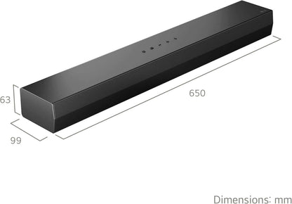 LG US20A SOUNDBAR 2.0 WIRELESS BLUETOOTH 5.3 COMPACT 50W RMS HDMI USB PORT BLACK