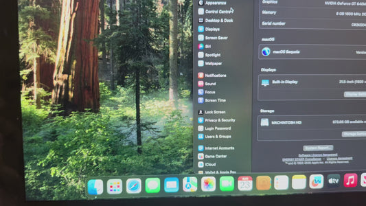 Apple iMac 21.5" Late 2012 | Upgraded macOS Sequoia 15.7.9 | Intel i5 | 8GB RAM | 1TB | Keyboard & Mouse