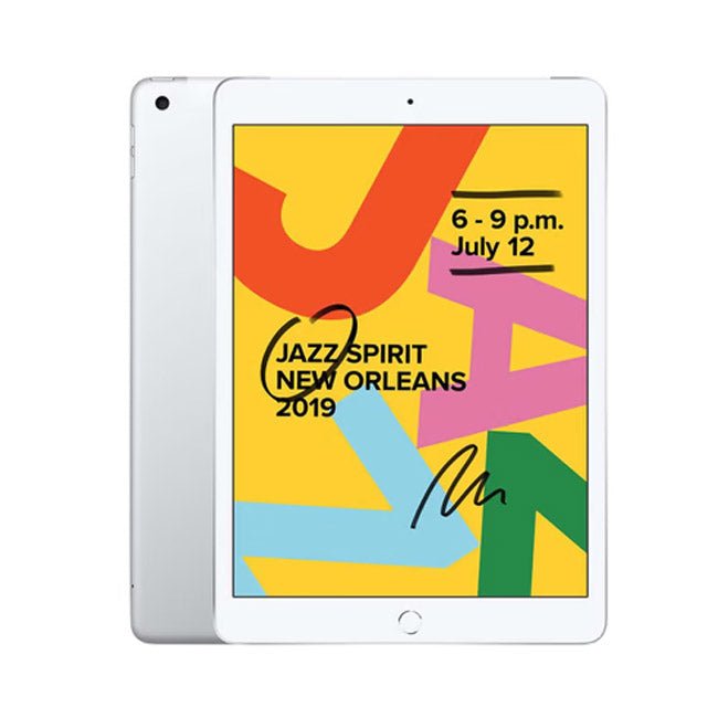 iPad 7th Gen (2019) 10.2-inch 32GB Wi-Fi + Cellular | Unlocked Tablet | Refurbished