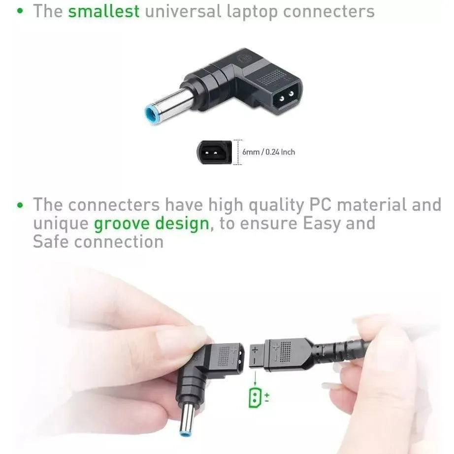 RNC 65W Universal Laptop Charger | 11 Tips | 100-240V | Asus, Lenovo, Dell, Acer, Toshiba & More
