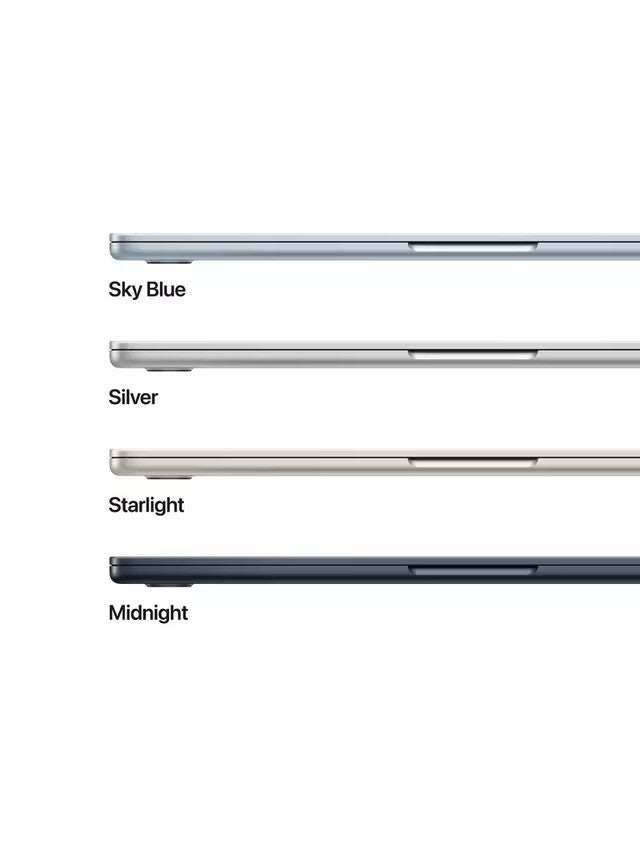 Apple MacBook Air 2025 M4 10-Core 16GB RAM 256GB SSD 15.3'' Laptop Midnight B+