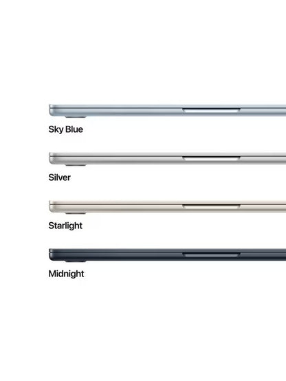 Apple MacBook Air 2025 M4 10-Core 16GB RAM 256GB SSD 15.3'' Laptop Midnight B+