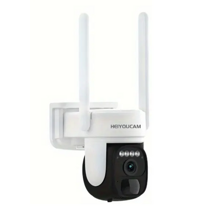 Wireless 360° PTZ Solar Security Camera with Color Night Vision & Two-Way Audio