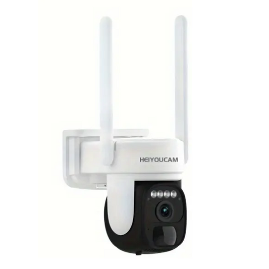 Wireless 360° PTZ Solar Security Camera with Color Night Vision & Two-Way Audio